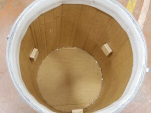 Interior of Faraday cage