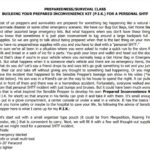 BUILDING YOUR PREPARED INCONVENIENCE KIT FOR A PERSONAL SHTF