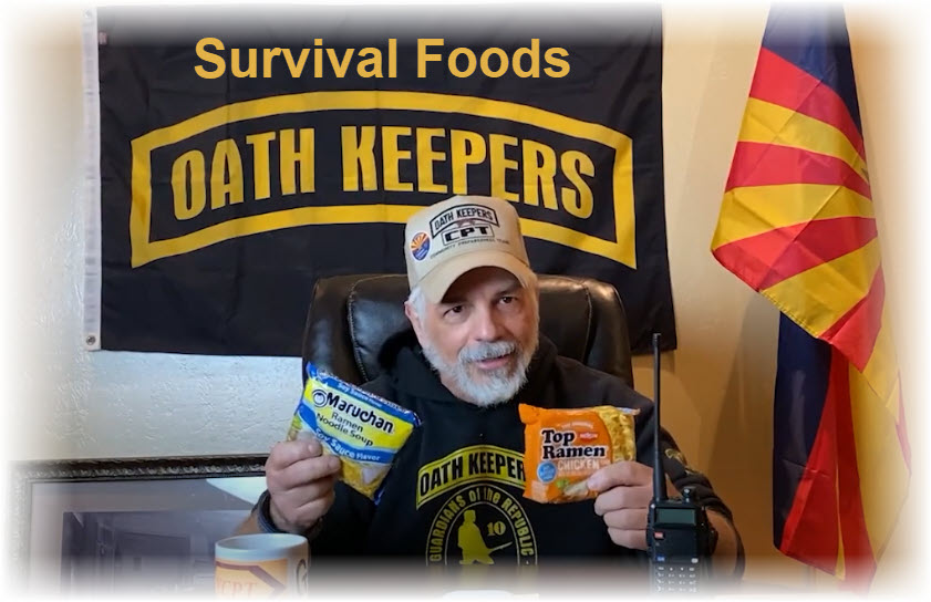 survival foods text